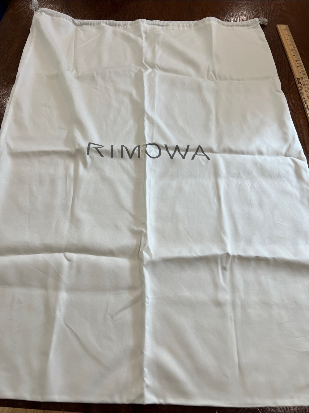 RIMOWA White Drawstring Dust Bag For L size Luggage